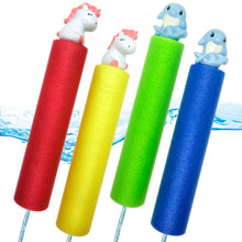 Load image into Gallery viewer, Water Blaster for Kids - Super Soaker Water Gun Foam Blaster Pack of 4 - Foam Water Shooter 16-25’’ with Handle - Water Squirt Gun for Outdoor Summer
