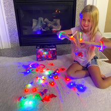 Load image into Gallery viewer, S SWIRLLINE Glow in The Dark Party Favors - 70 PCS Bulk Toys for Kids Party Favors Goodie Bags Stuffers - Light Up Accessories for Halloween Christmas
