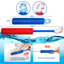 Load image into Gallery viewer, Water Gun for Kids - Super Soaker Water Gun Foam Blaster Pack of 4 - Water Blaster Soaker Gun - Foam Water Shooter 11-19’’ with Animal Figures - Water
